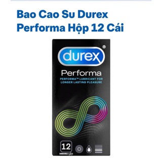 Bao Cao Su Kéo Dài Thời Gian DUREX PERFORMA - Hộp 12 Condoms