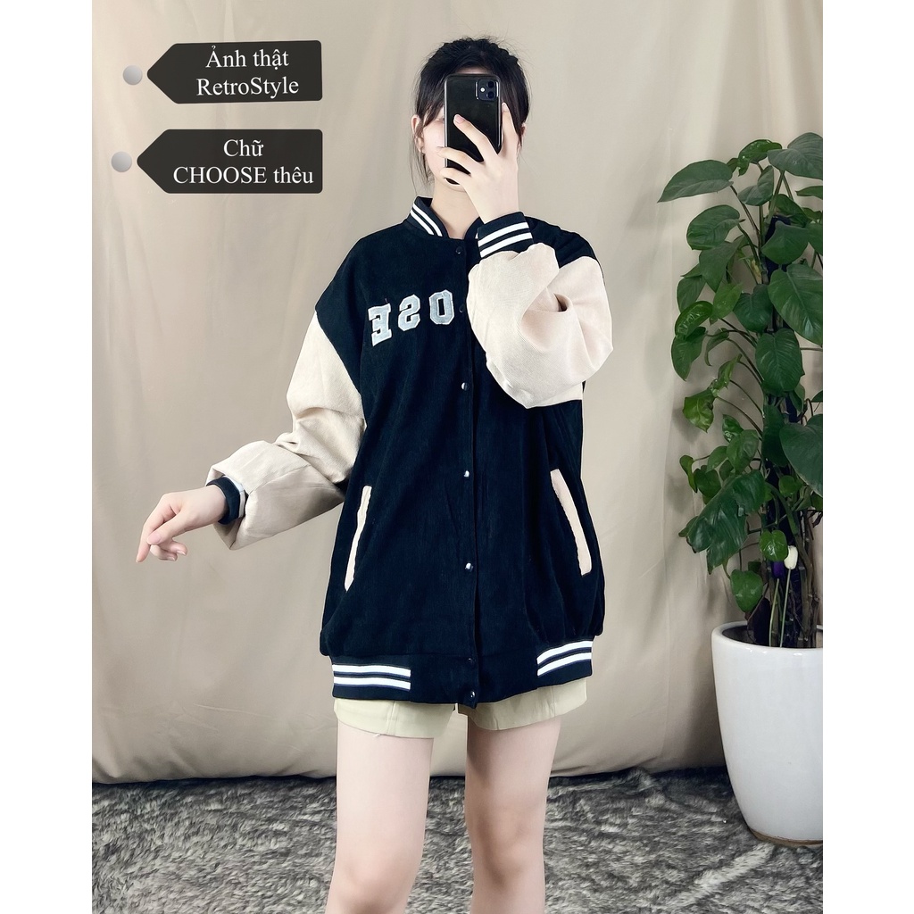 Áo Khoác Bomber Chất Nhung - Áo Bomber Nam Nữ Unisex Nhung Tăm Siêu Đẹp
