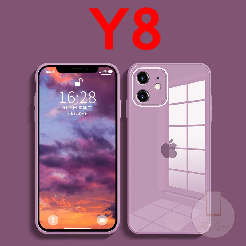 Ốp điện thoại mặt kính cường lực in logo iPhone 7 Plus 11 6 6S 8 Plus 12 Pro Max X SE 2020 6SPlus 7Plus 6Plus 8Plus XS | BigBuy360 - bigbuy360.vn