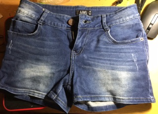 Quần short jeans Lime Orange