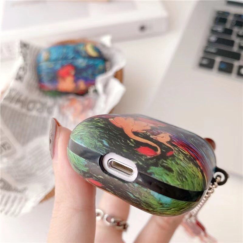 Vỏ Bảo Vệ Hộp Sạc Tai Nghe Airpods 1 / 2 / Pro Bằng Silicon Họa Tiết Simba Dễ Thương Chống Rơi | BigBuy360 - bigbuy360.vn