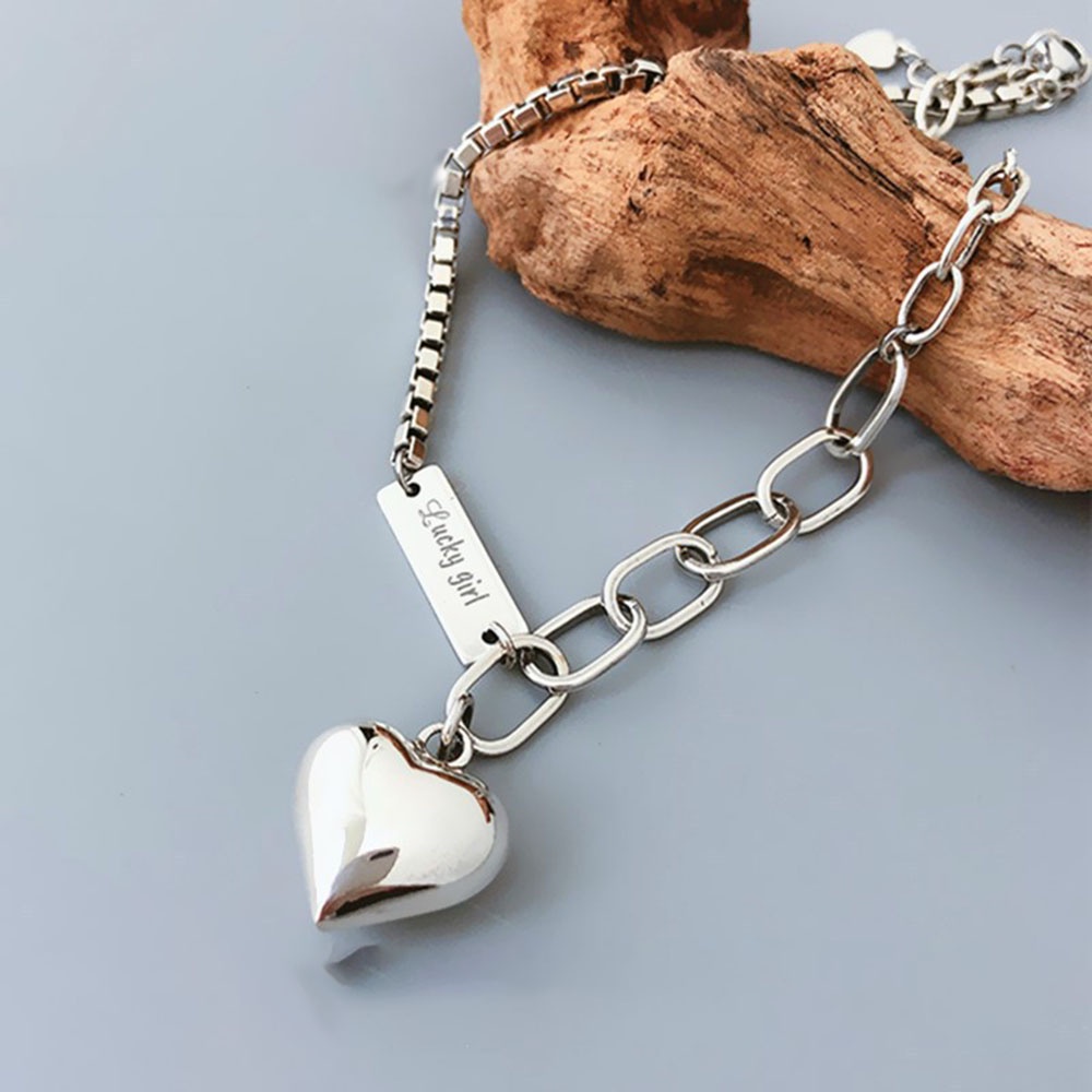 Lắc Chân Mạ Bạc Trang Trí Chữ Love Phong Cách Retro Thời Trang