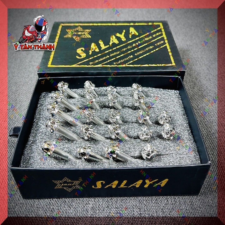 bộ ốc lốc máy salaya exciter 135 5 số 22 con MS3374