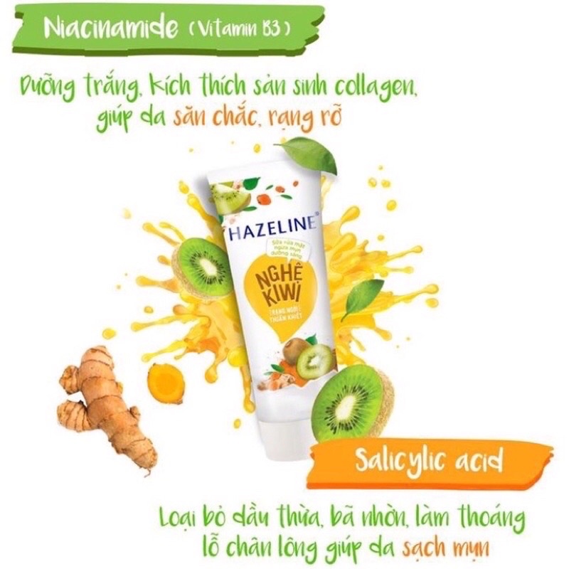 Sữa rửa mặt Hazelin