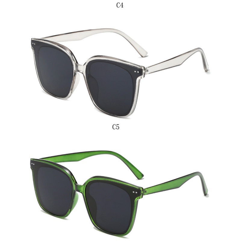 Kính Mát Gọng Vuông Lớn Phong Cách Hàn Quốc Cổ Điển Thời Trang Cho Nam Và Nữ