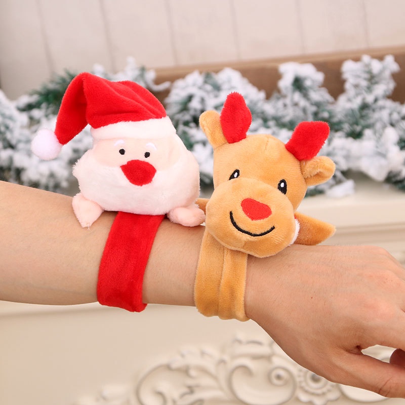 Set 10 búp bê hoạt hình mặc đầm Giáng Sinh đáng yêu
