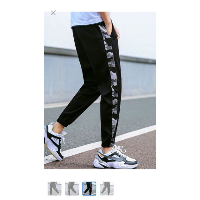 Quần jogger kaki viền lính hot (kèm video hình thật)