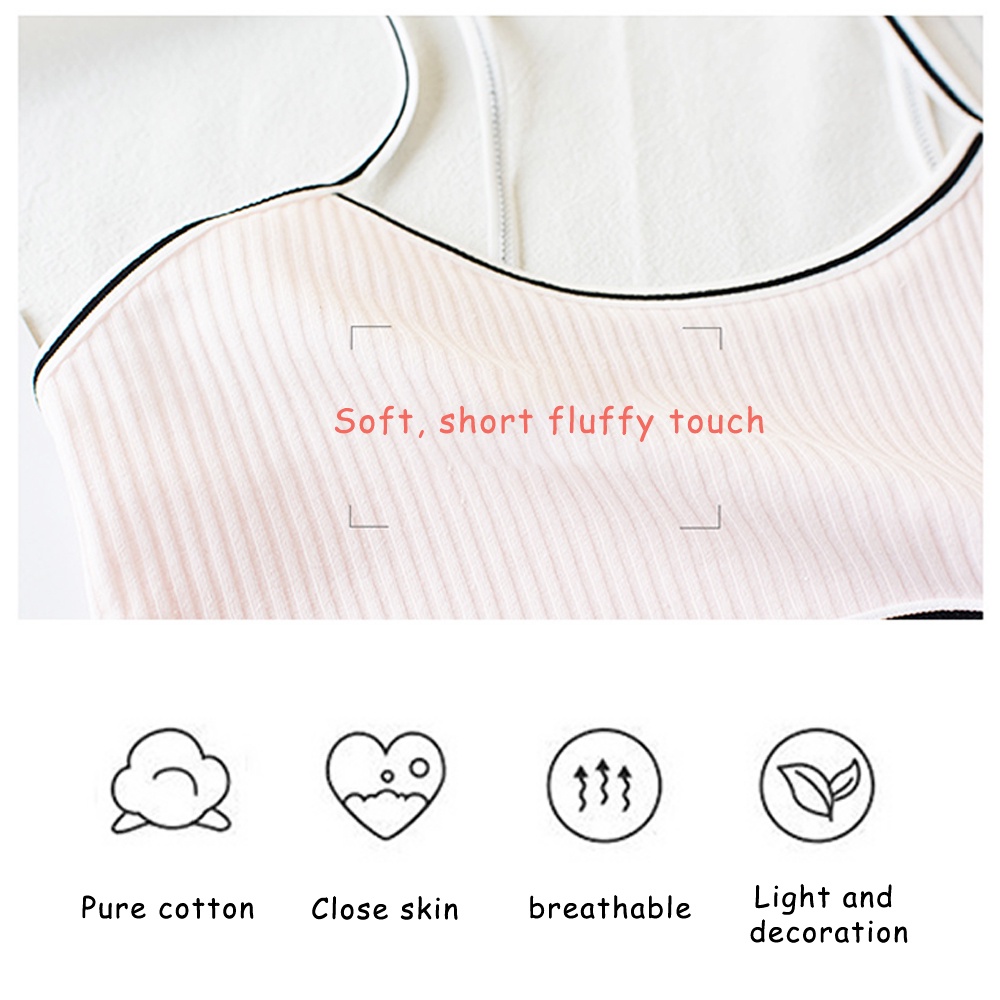 ZiMO   Cute Girls Bra Kids Narrow Shoulder No Steel Ring Lingerie Teenage Bra