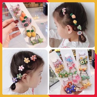 Chun buộc tóc sét 10 cái cho bé