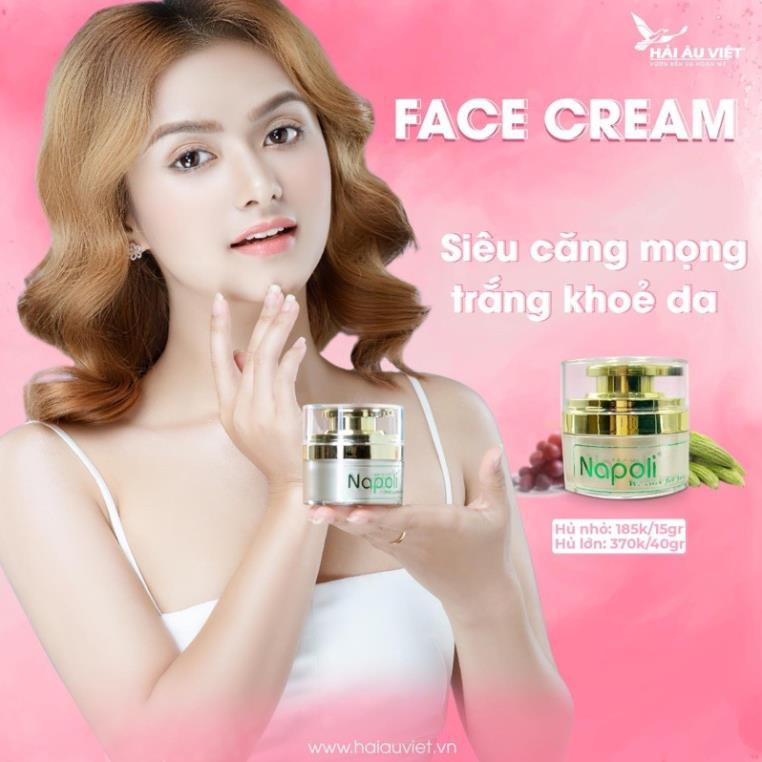 [KEM FACE SỮA Napoli-Hàng Cao cấp -Dưỡng trắng DA MẶT 40gr ]