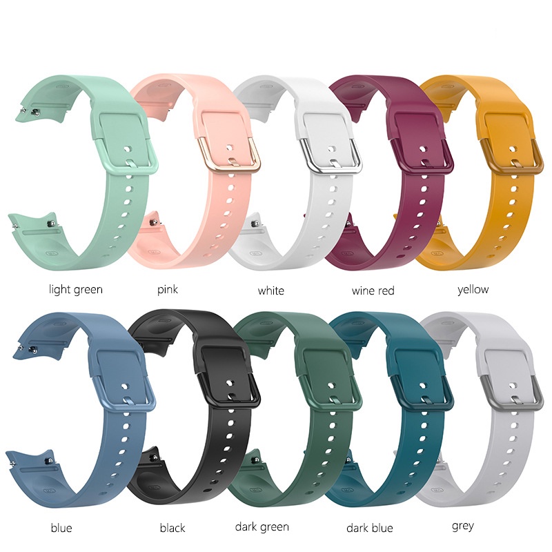 Dây Đeo Silicone Thể Thao 20mm Cho Đồng Hồ Samsung Galaxy Watch 5 40mm 44mm 5Pro 45mm