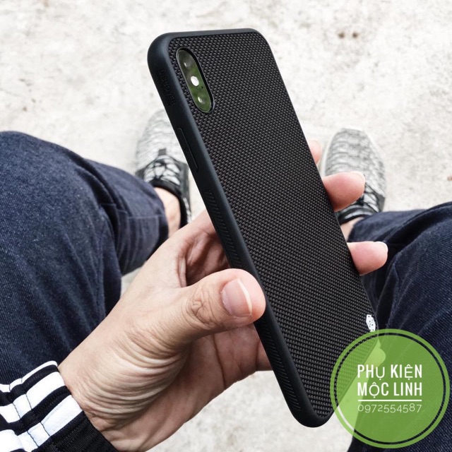 ☘️ĐÃ CÓ 11 / PRO / MAX ☘️ Ốp cao cấp Nillkin Textured vân carbon đen siêu mỏng iphone x xs xs max
