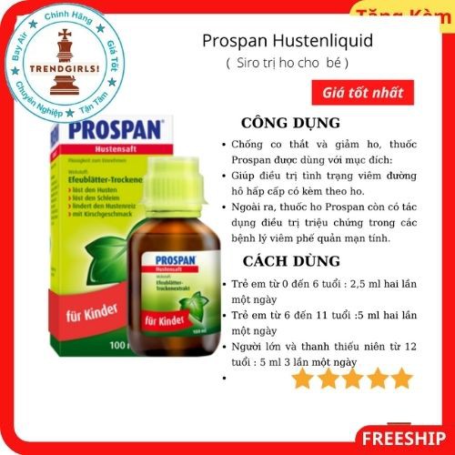 [tặng thước đo] siro ho đức 100ml cho bé từ 1 tháng tuổi