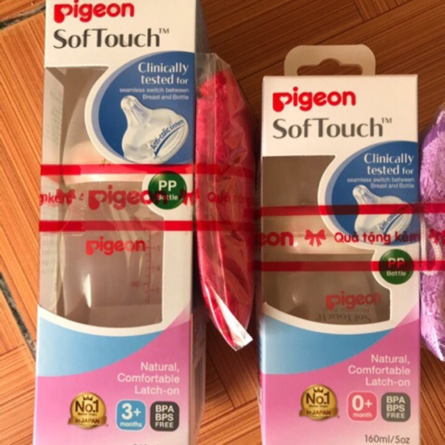 Bình sữa Pigeon PP plus 160ml