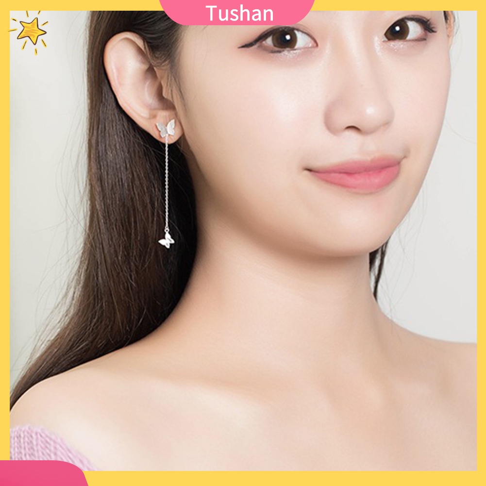 Khuyên tai nữ trang dáng dài tạo hình độc đáo