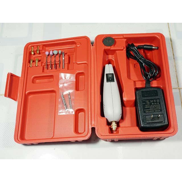 Bộ Máy Khoan Mài Cắt Cầm Tay Mini - Khoan Mini Đa Năng, Chuyên Làm Các Chi Tiết Nhỏ Tinh Xảo, Bảo Hành Uy TÍn