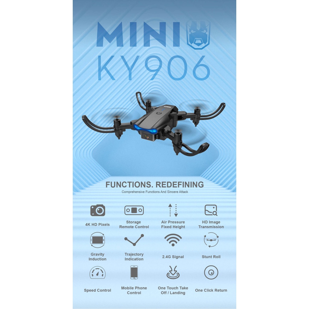 Máy bay điều khiển từ xa có camera mini, flycam giá rẻ, play cam cho bé