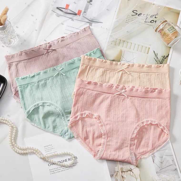 Quần lót nữ gân tăm viền bánh bèo Chessy | BigBuy360 - bigbuy360.vn