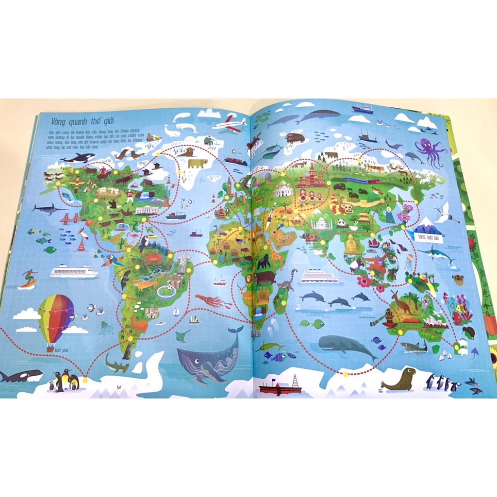 Sách Mê Cung Phát Triển Tư Duy - Khám Phá Thế Giới - Sách Khổ Lớn