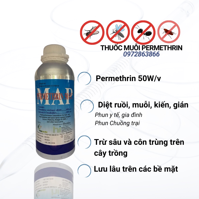 Thuốc phun muỗi chai nhôm