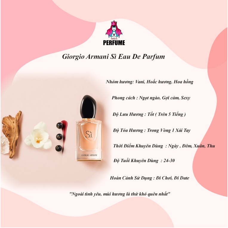 {Chính Hãng} Nước Hoa Nữ 𝗦𝗶̀ 𝗣𝗮𝘀𝘀𝗶𝗼𝗻𝗲/𝗦𝗶̀ 𝗘𝗮𝘂 𝗗𝗲 𝗣𝗮𝗿𝗳𝘂𝗺_𝑀𝑎̂̃𝑢 𝑡ℎ𝑢̛̉ 5𝑚𝑙