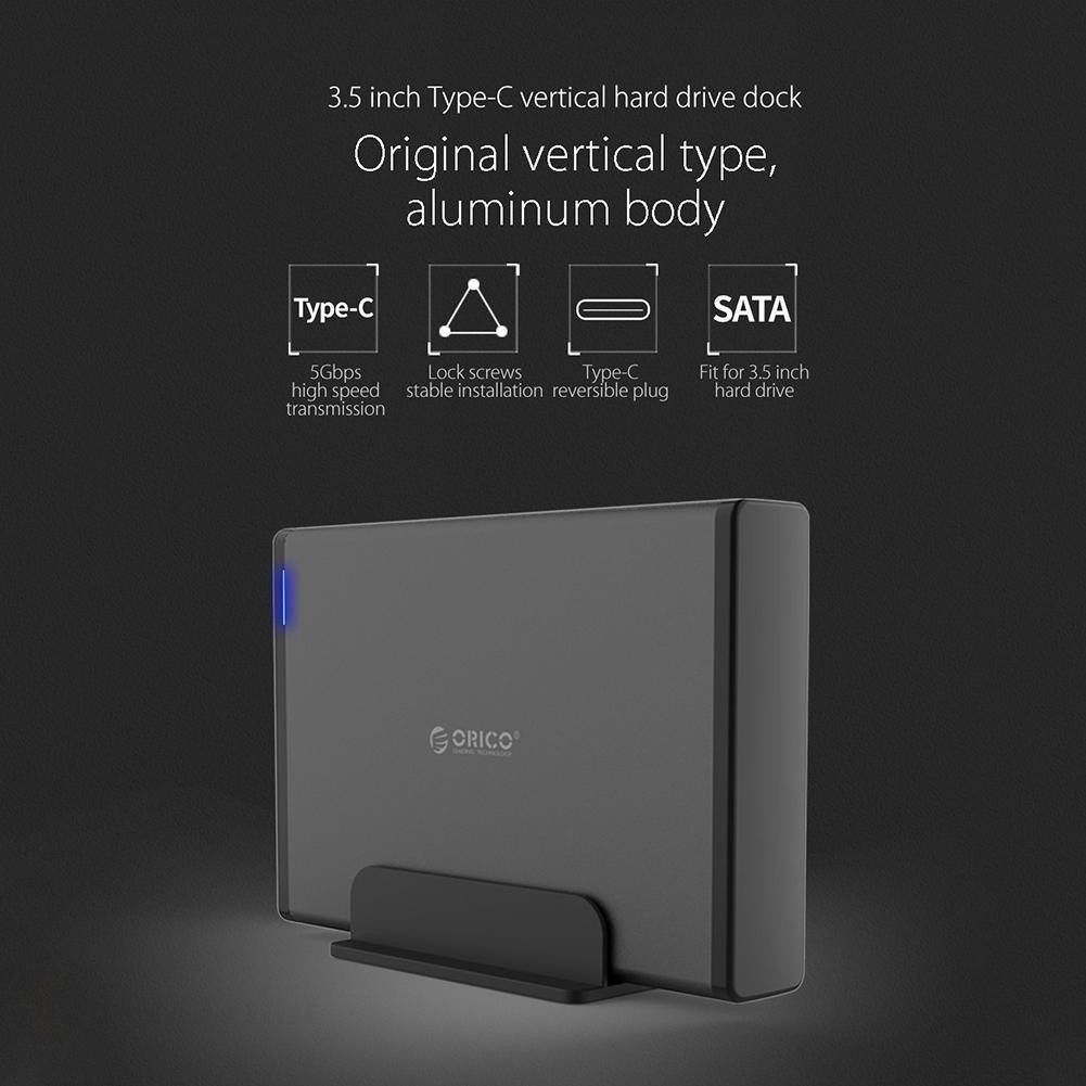 Hộp Đựng Ổ Cứng Ngoài Orico 7688c3 3.5 Inch Type-C Usb3.1 | BigBuy360 - bigbuy360.vn