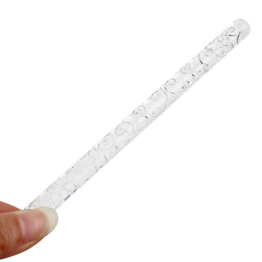 YIYU Cây Lăn Bột Làm Bánh Bằng Acrylic Trong Suốt Chống Dính DIY