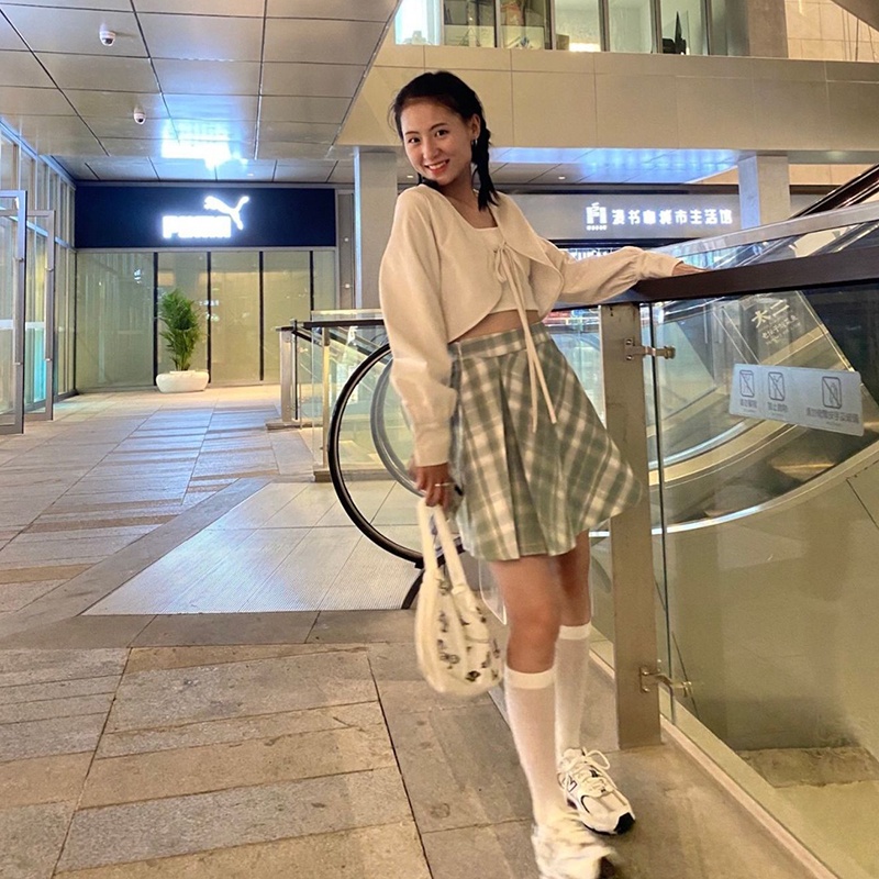 Áo Khoác Ngắn IELGY Chống Nắng Thời Trang Dễ Thương Mới Mẻ Màu Trơn Dễ Phối Đồ Dành Cho Bạn Nữ