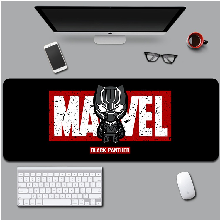 Miếng Lót Chuột Lớn Marvel Kích Thước 80x30cm Decor Trò Chơi Máy Tính Văn Phòng