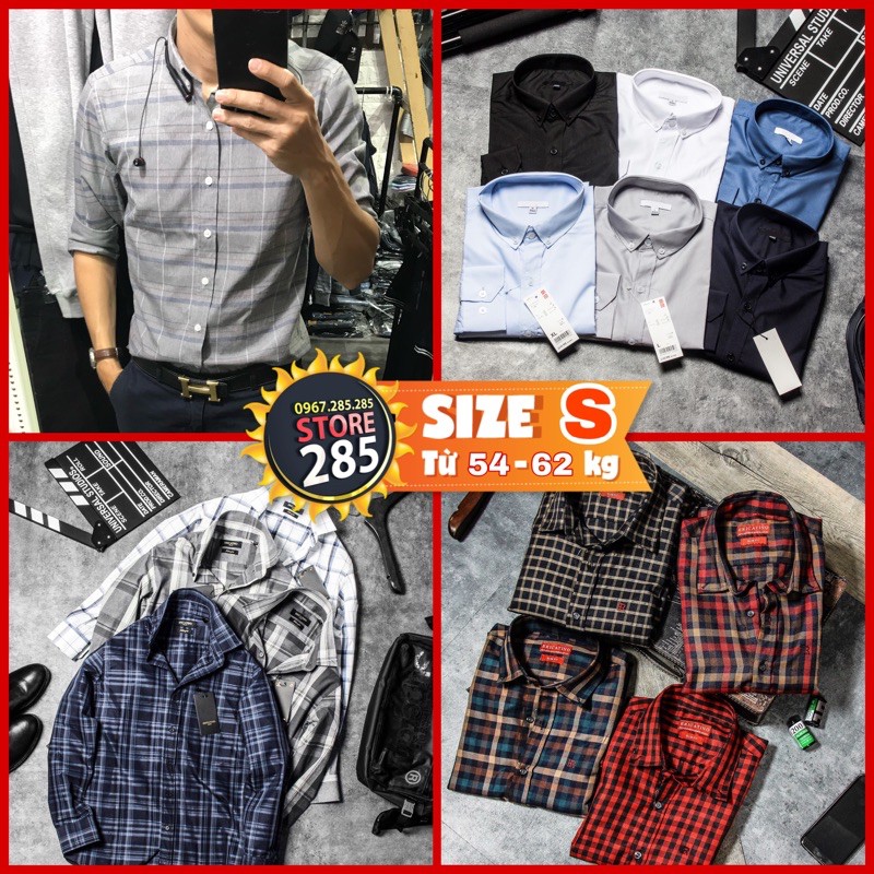 🏆SIZE S🏆 CHẤT LƯỢNG 🔥 Các mẫu áo sơmi vnxk store285 S01 cao cấp - Slimfit năng động