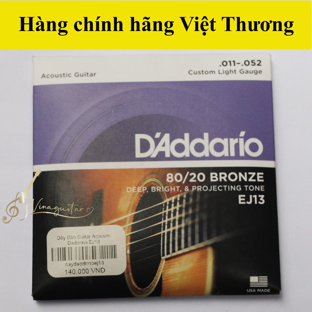 [ Không xịn tặng 10 triệu ] Bộ dây đàn guitar chính hãng Daddrino Acoustic Classic Electric chính hãng