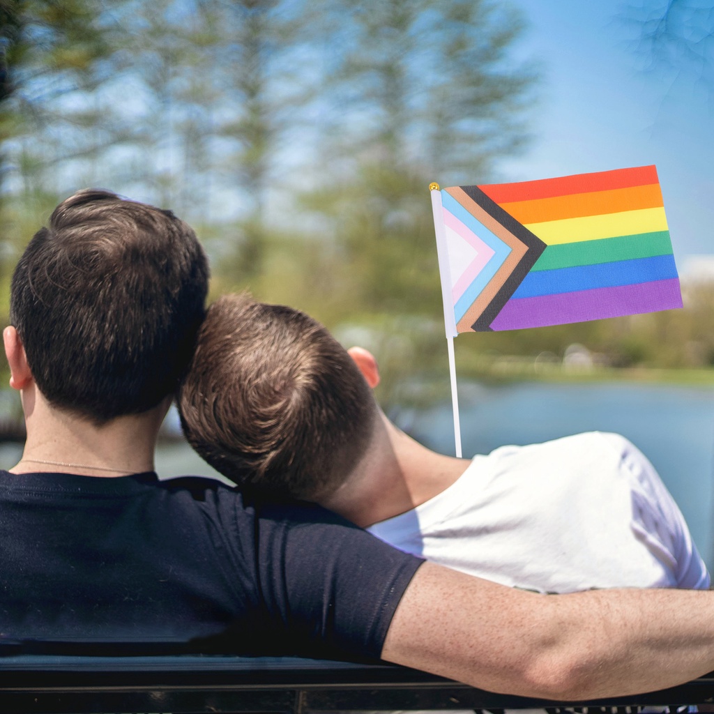 Set 6 Lá Cờ Cầm Tay 30 * 45cm Dùng Để Trang Trí Tiệc