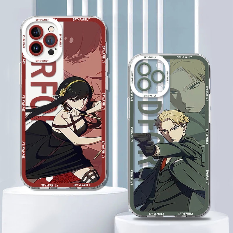 Ốp Điện Thoại In Chữ spy × family Yor Forger Loid Forger Cho iPhone 13 12 11 pro promax x xs xsmax xr 13mini 12mini 7 8 plus