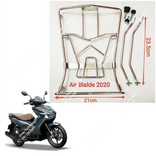 Baga xe máy Honda Air Blade 2020 inox 10 ly