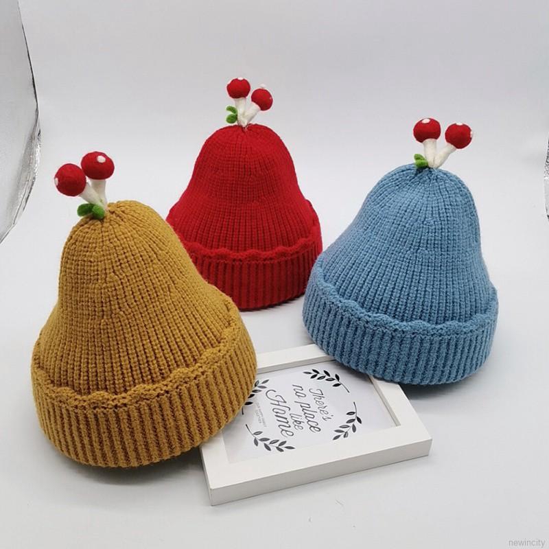 Nón len ấm áp xinh xắn dành cho bé