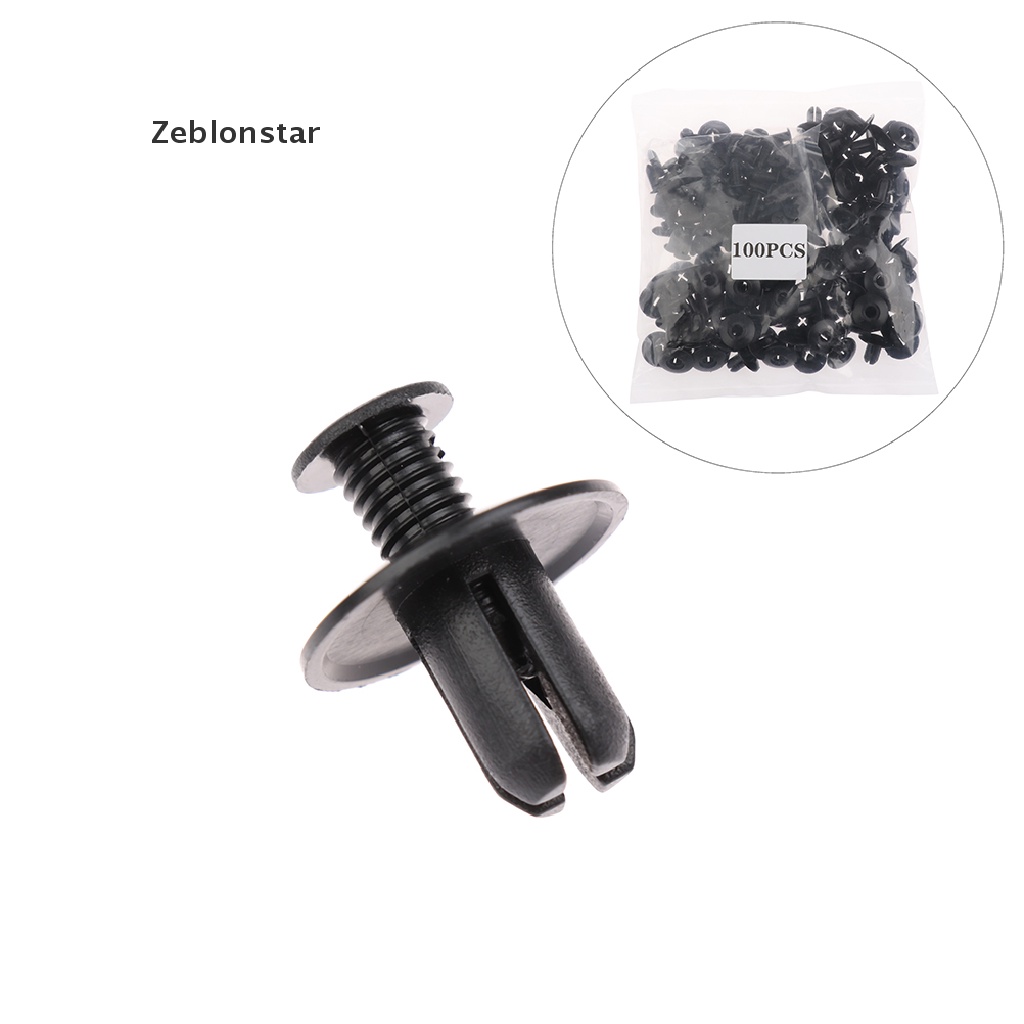 Set 100 Đinh Tán Nhựa 8mm Chuyên Dụng Cho Cửa Xe Hơi