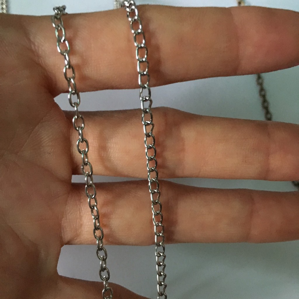 Đoạn 1 mét xích, tăng đưa, xích bi làm handmade