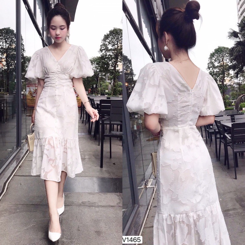 [Mã FAMARAL1 giảm 10K đơn 50K] Đầm dự tiệc ren đuôi cá đóng chuỗi | BigBuy360 - bigbuy360.vn