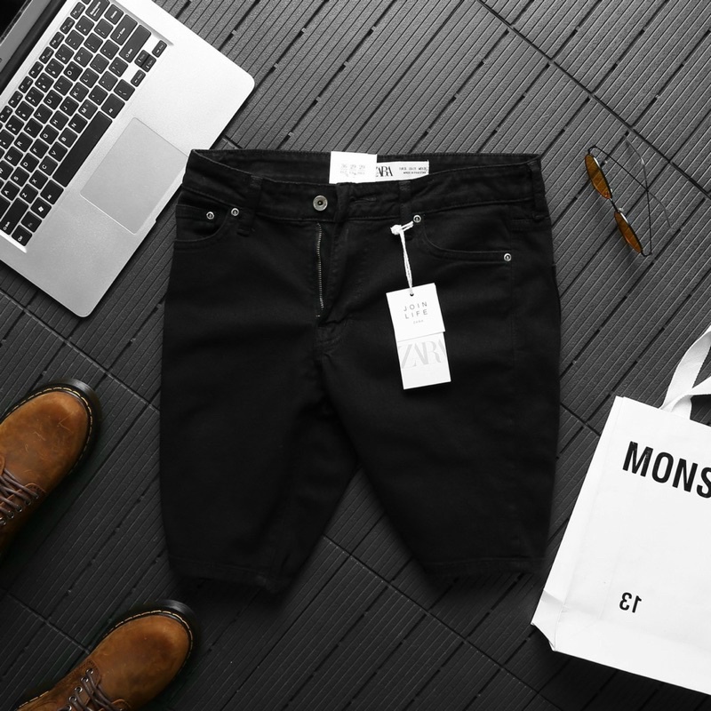 Quần short jean nam nhiều màu Quần bò nam vải jean co giãn mềm mịn form cực chuẩn
