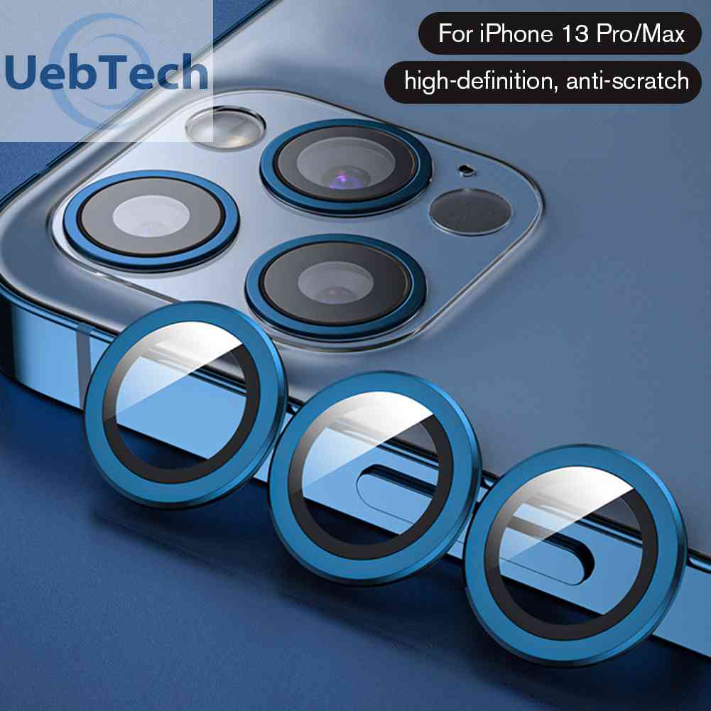 Set 3 Miếng Dán Bảo Vệ Ống Kính Máy Ảnh Cho iPhone 13 Pro / Max