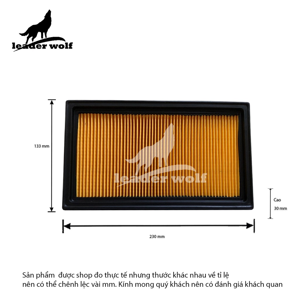 Lọc gió động cơ Nissan Sunny đời 2014-nay, Nissan Tiida đời 2004-2011, Nissan Livina