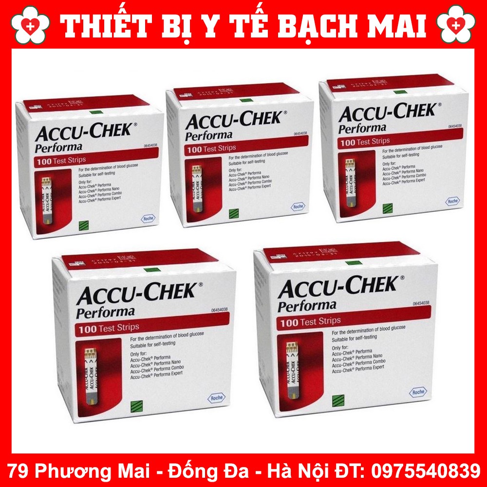 Que Thử Đường Accu-Chek Performa (Hộp 100 Que)