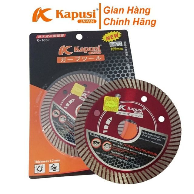 Lưỡi cắt gạch đa năng Kapusi 105mm