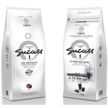 Cà Phê Hạt Mộc Legend Success 1- Túi 1kg