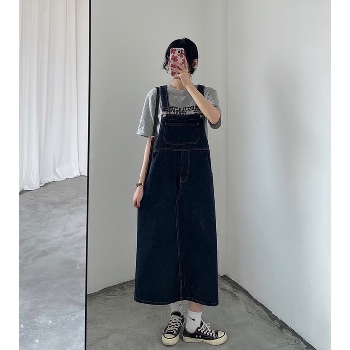 Yếm váy jean [ Hình thật ]