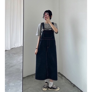 Yếm váy jean