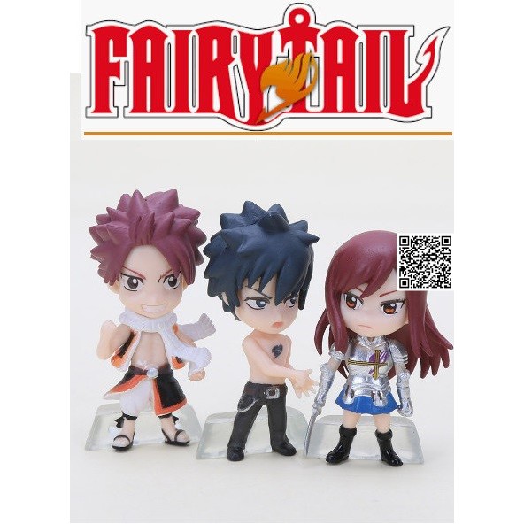 Bộ Mô hình Fairy Tail Chibi nhiều nhân vật 778