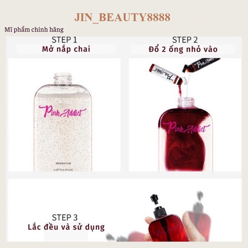 Sữa tắm nước hoa PiNK ADDICT 420ML DIY tự pha Hương thơm quyến rũ và bí ẩn Lưu hương lâu dưỡ | BigBuy360 - bigbuy360.vn
