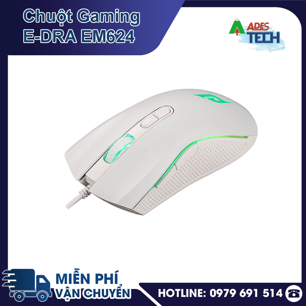 Chuột Gaming EDra EM624 RGB/ 6662IC / DPI 12000 - Bảo hành 12 tháng