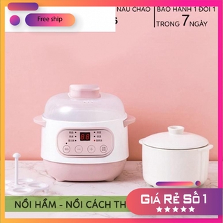 💕Bảo Hành 12 Tháng💕 Nồi Hầm Cháo, Kho Cá Chậm, Hầm Cách Thủy, Ninh Cháo Cho Bé 4In 1 Tiện Dụng Cho Gia Đình Bạn